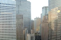 New York City Fifth Avenue 700-5 The Peninsula Hotel Salon De Ning Rooftop Bar Looking South To 666 Fifth Ave, GE Building, Museum Tower
